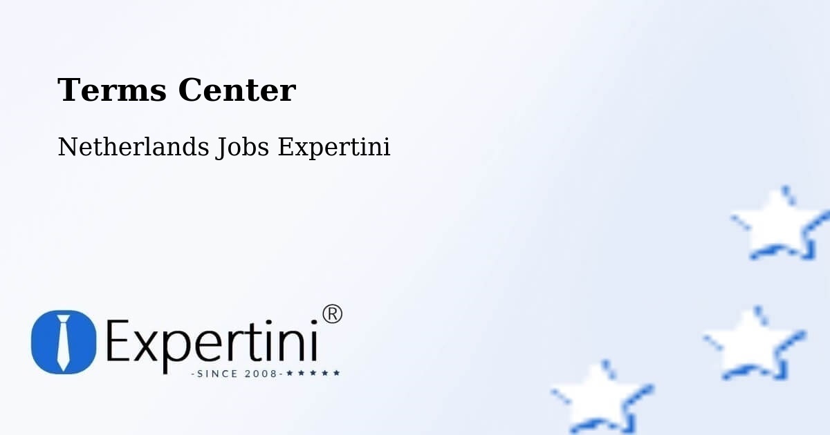 Terms of Service – Borger - Netherlands Jobs Expertini